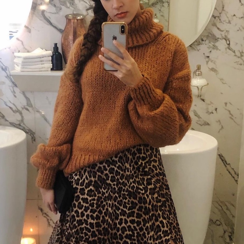 RIVER ISLAND Turtleneck Chunky‎ Knit Sweater. Size XS - Picture 2 of 10